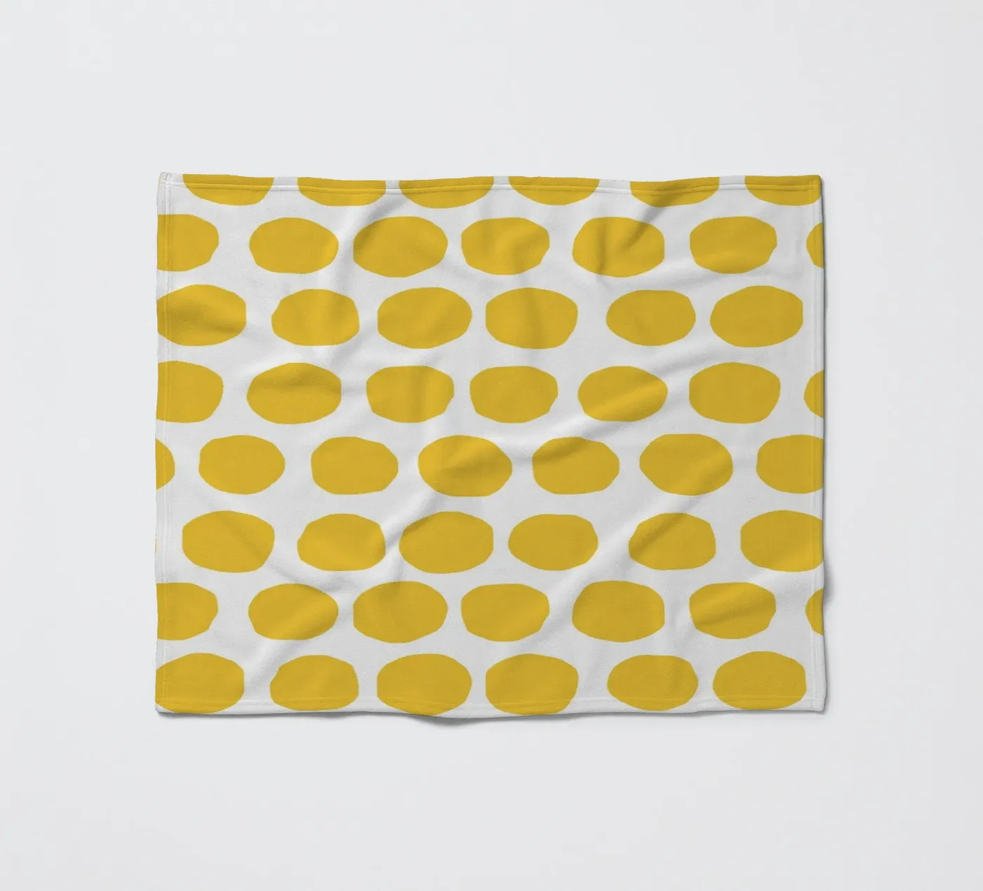 Yellow Dot Pattern plaid polaire de treechild