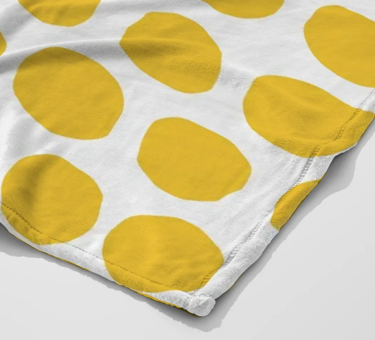 Yellow Dot Pattern fleecedeken van treechild