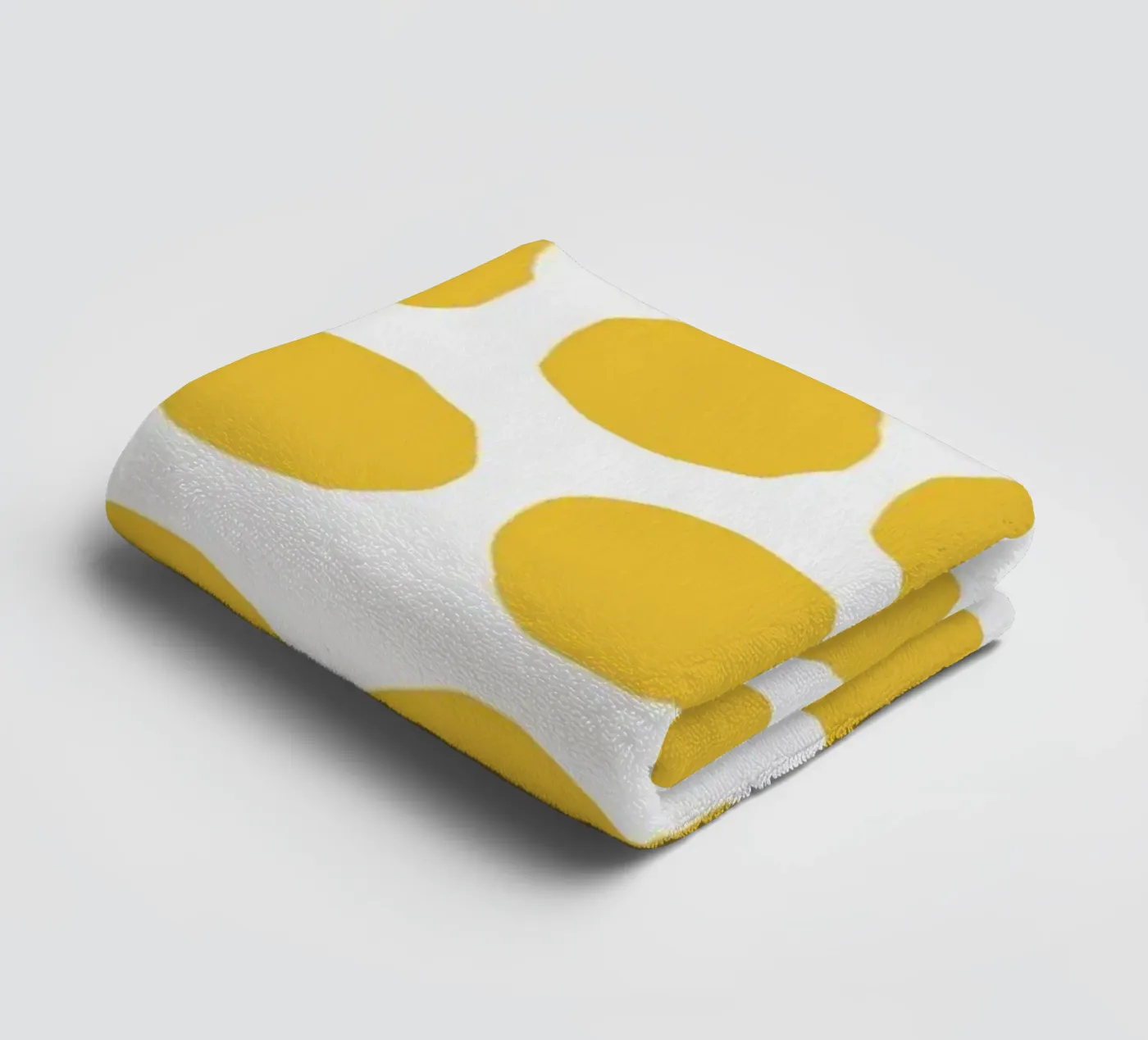 Yellow Dot Pattern asciugamano da bagno da treechild