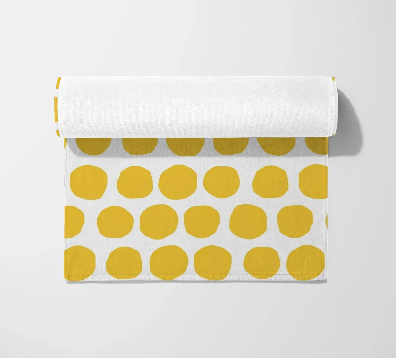 Yellow Dot Pattern telo mare da treechild