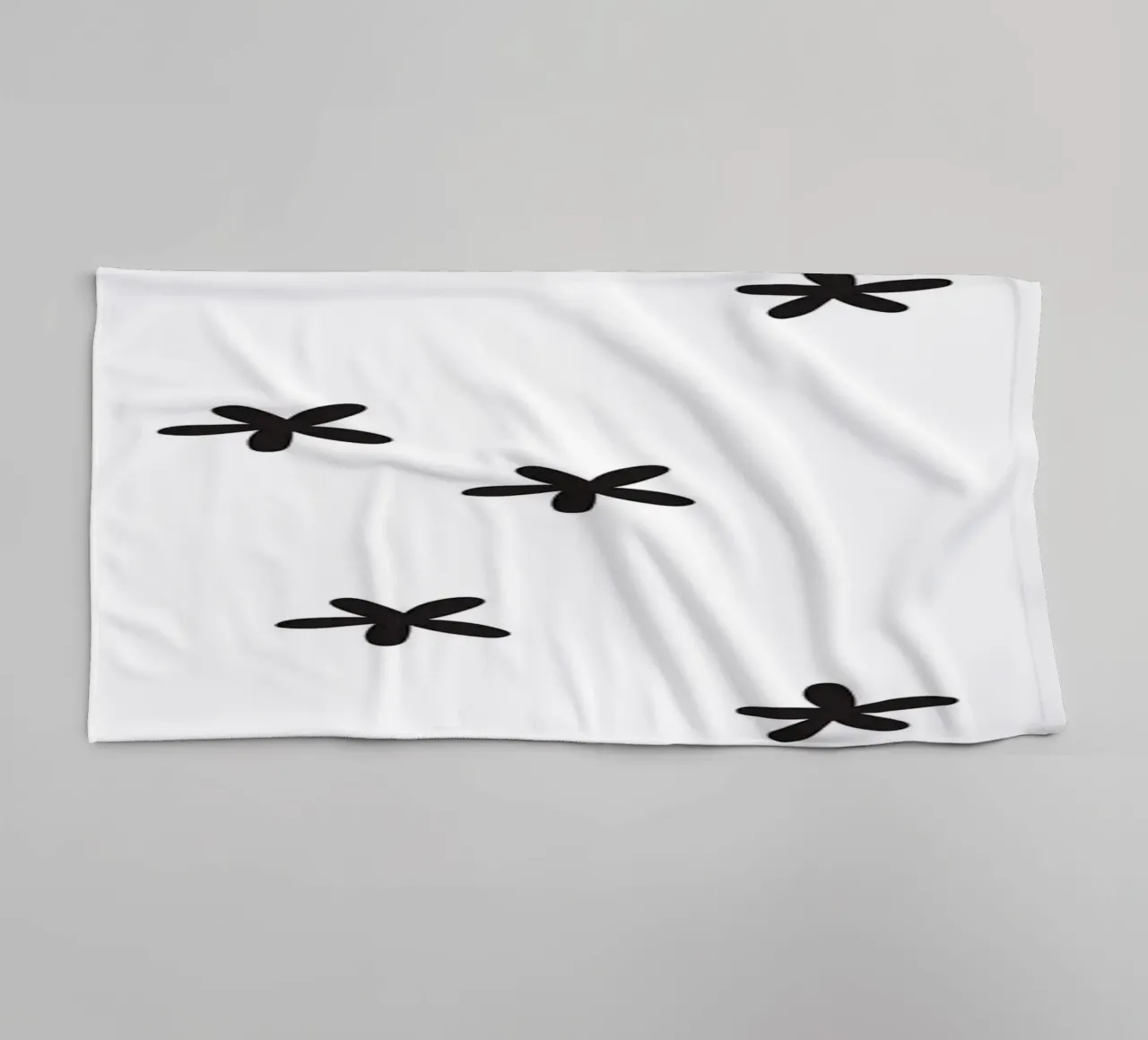 Tiny Blossom Pattern badhanddoek van treechild