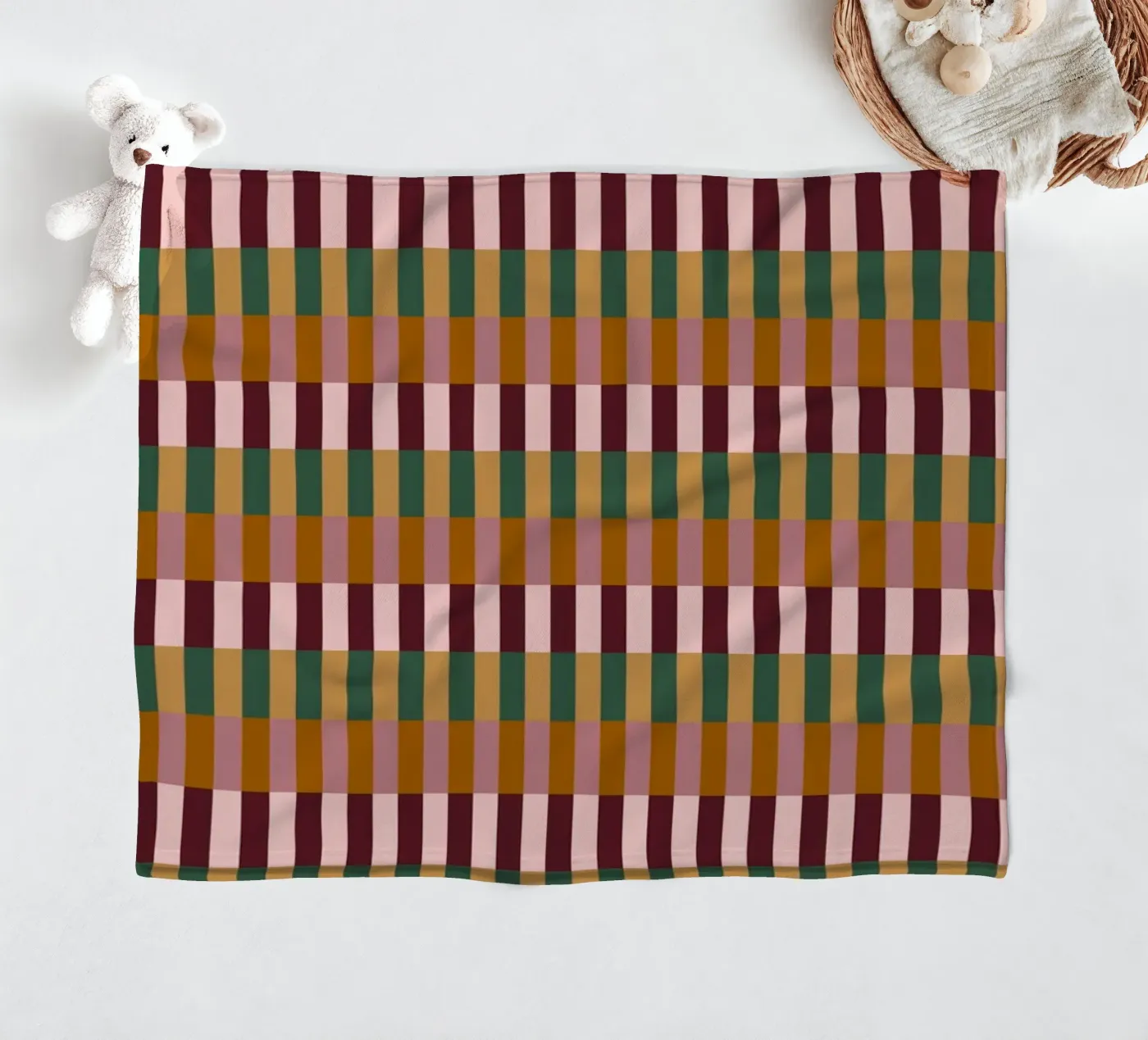 Stripes Pattern No 01 fleecedeken van treechild