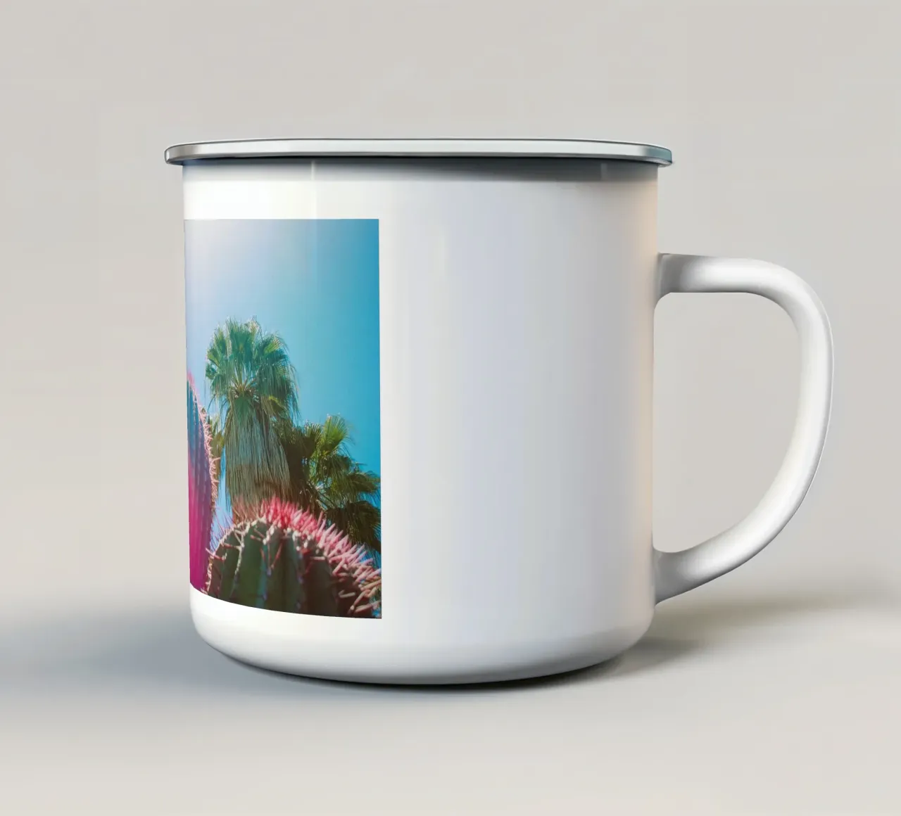 48 tazza in smalto da Pink California | Affiches & Posters
