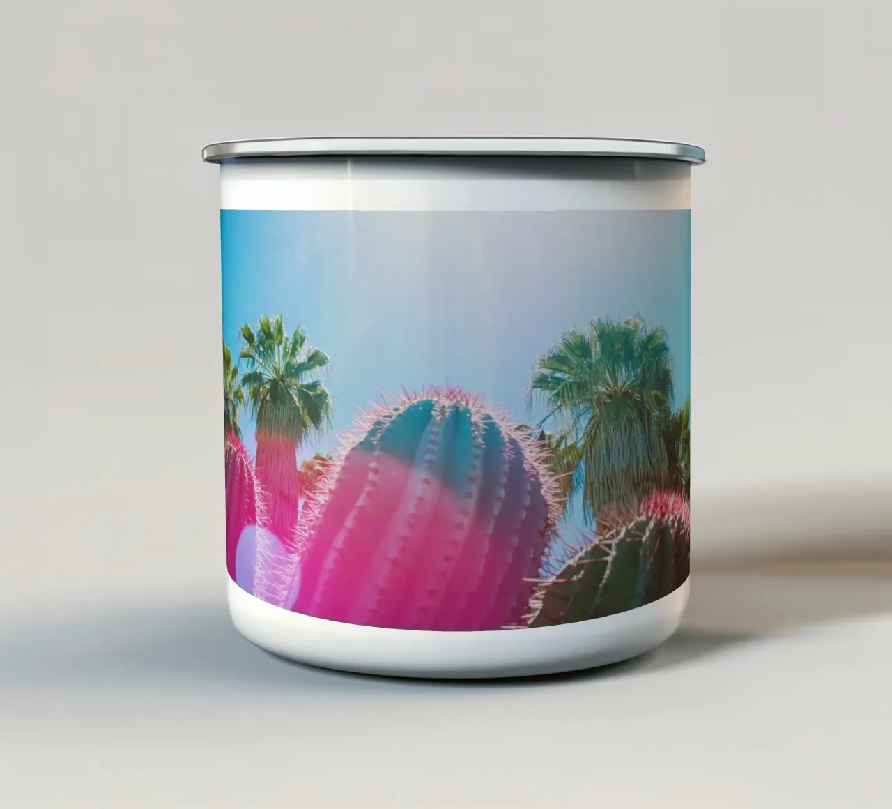 48 tazza in smalto da Pink California | Affiches & Posters