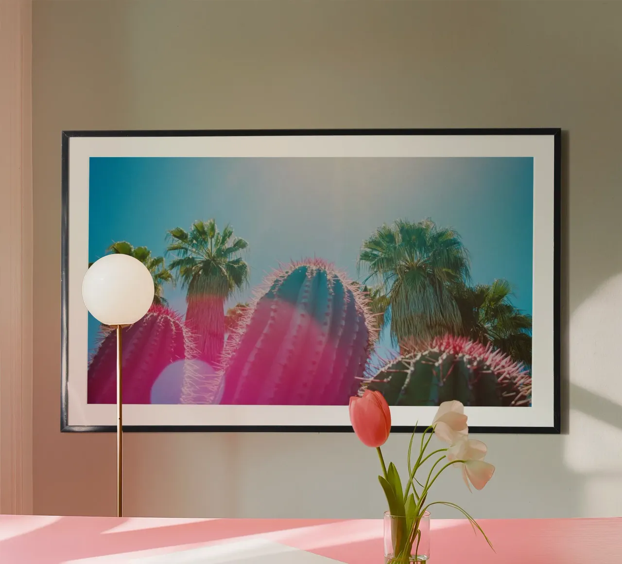 48 poster con telaio in plastica da Pink California | Affiches & Posters