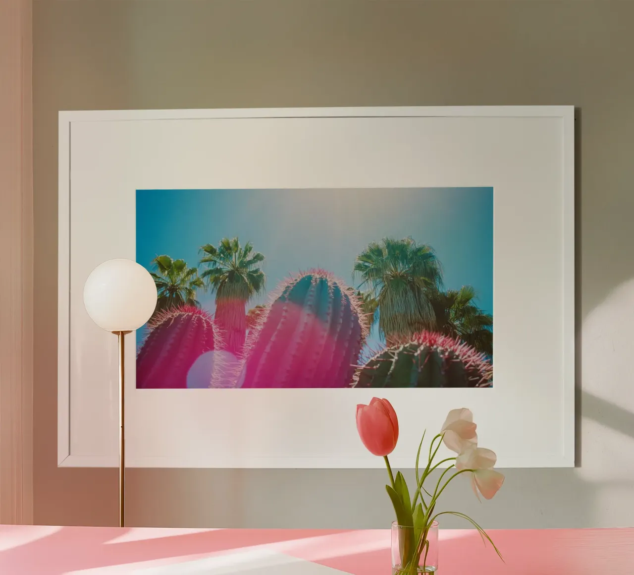 48 poster con telaio in plastica da Pink California | Affiches & Posters