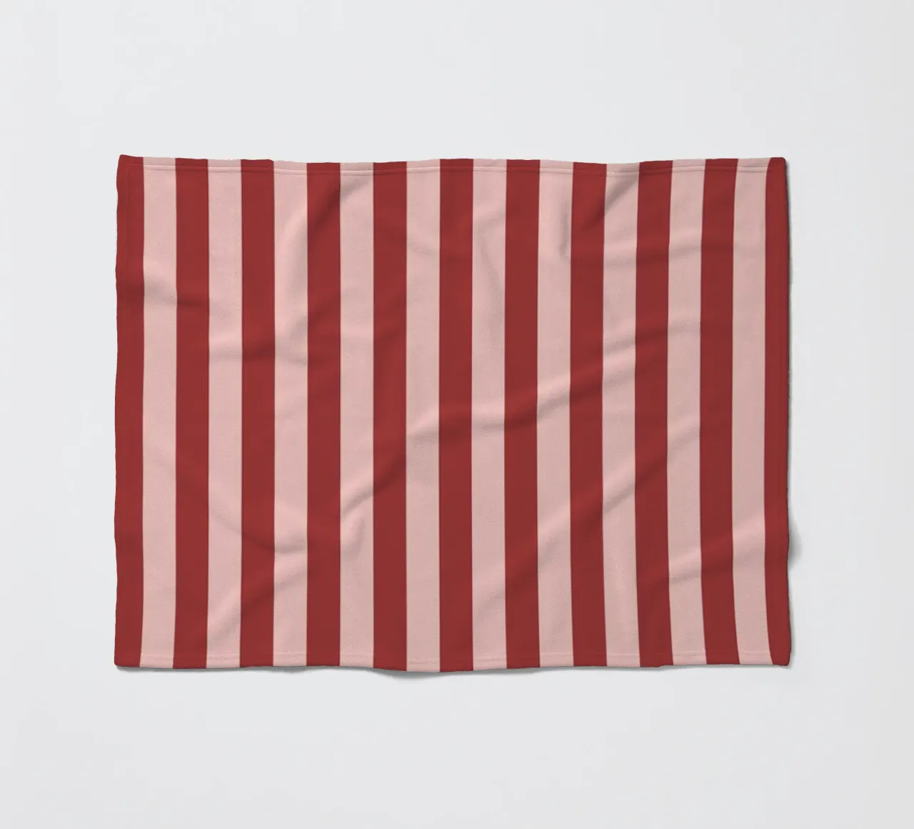 Red Stripes Pattern fleecedeken van treechild