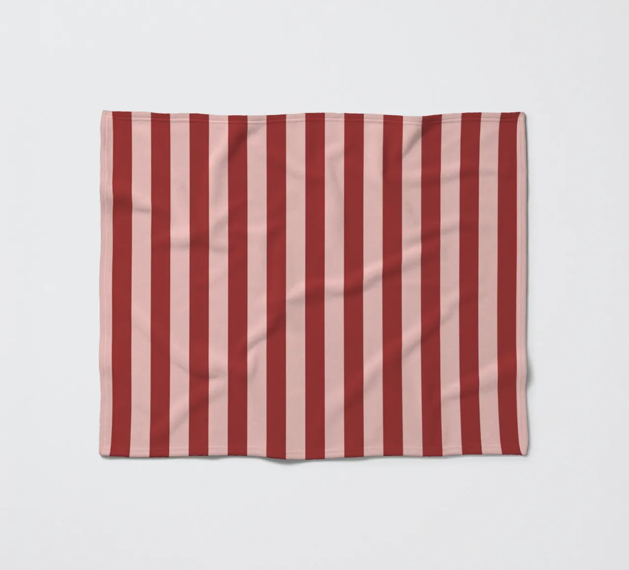 Red Stripes Pattern fleecedeken van treechild