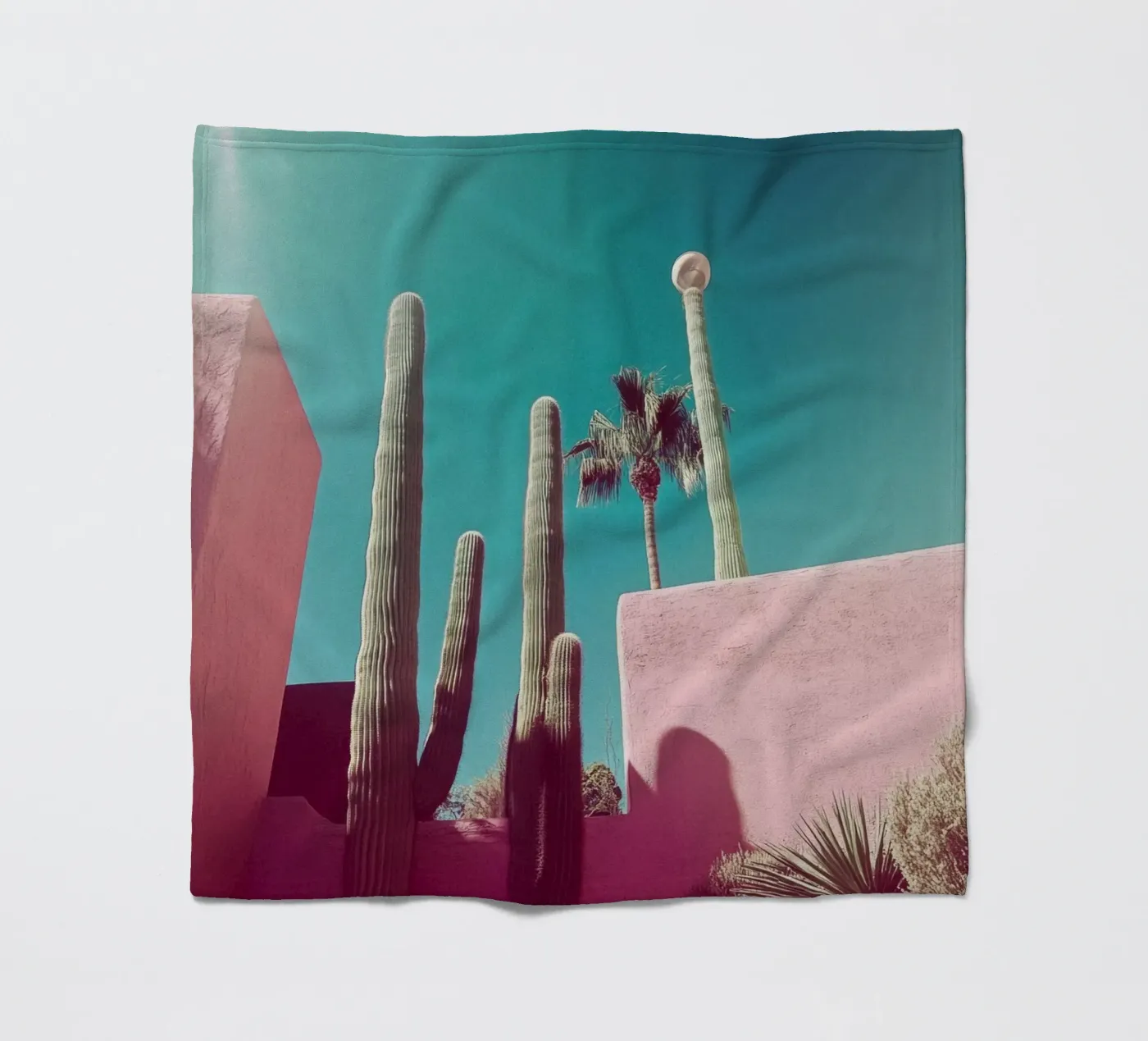 49 fleecedeken van Pink California | Affiches & Posters