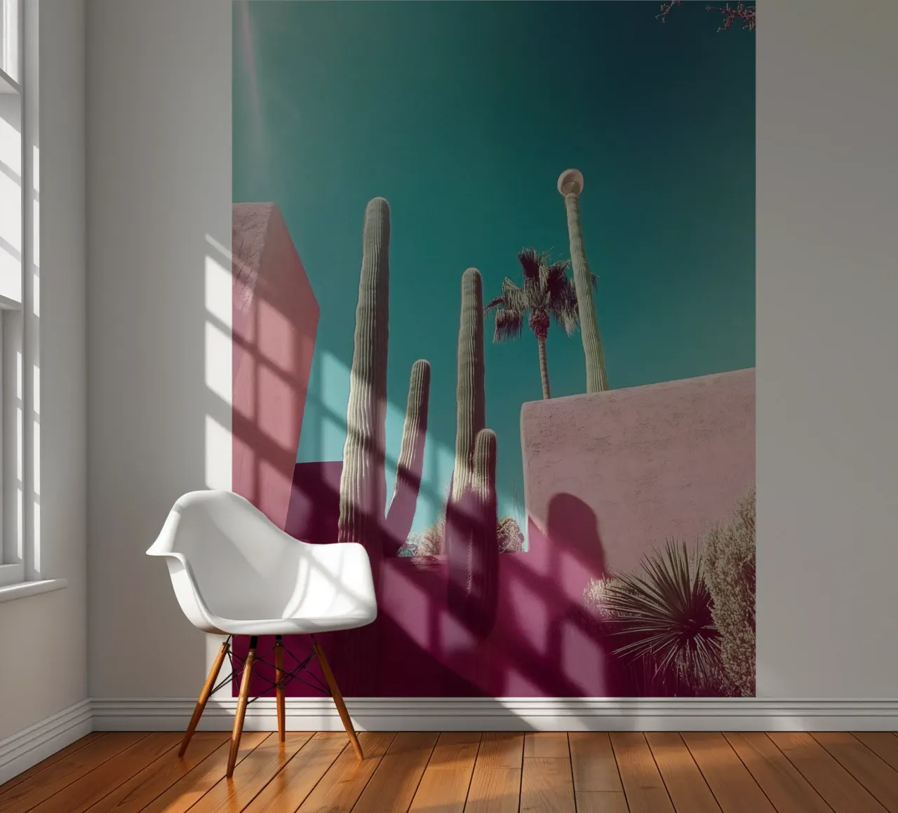 49 fotobehang van Pink California | Affiches & Posters