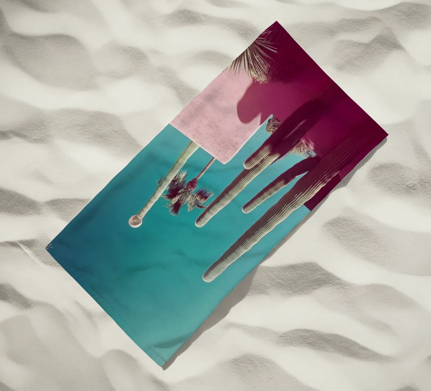 49 strandhanddoek van Pink California | Affiches & Posters