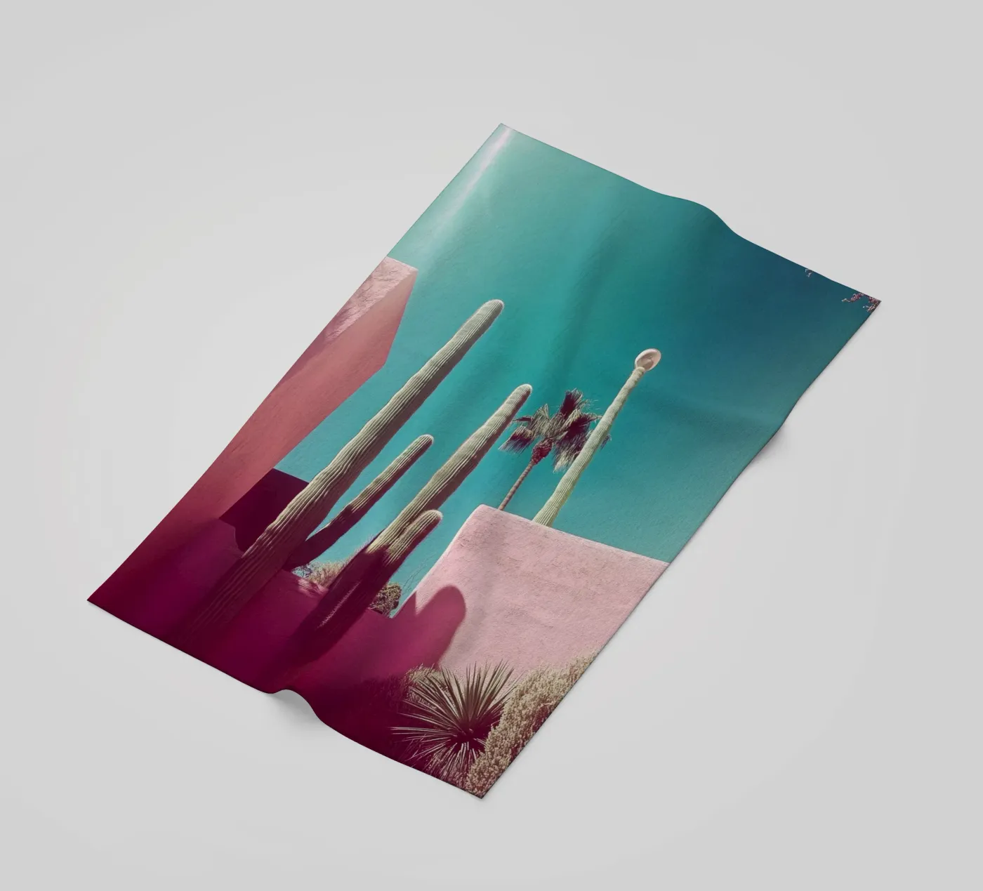 49 strandhanddoek van Pink California | Affiches & Posters