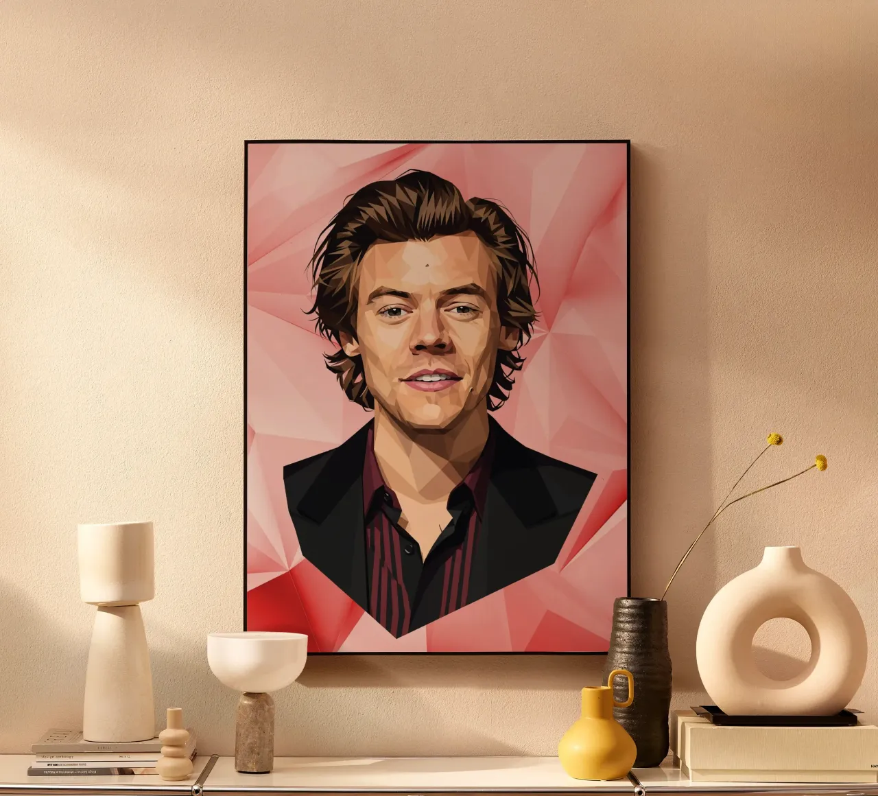 Harry Styles Low Poly plexiglass da Low Profile