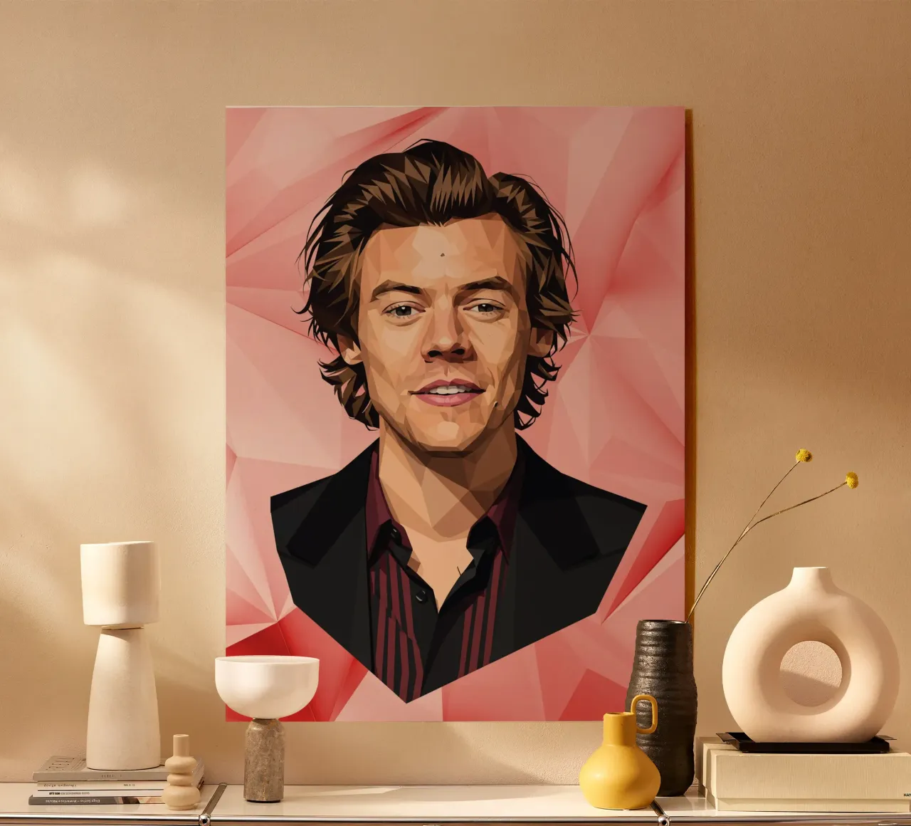 Harry Styles Low Poly plexiglass da Low Profile