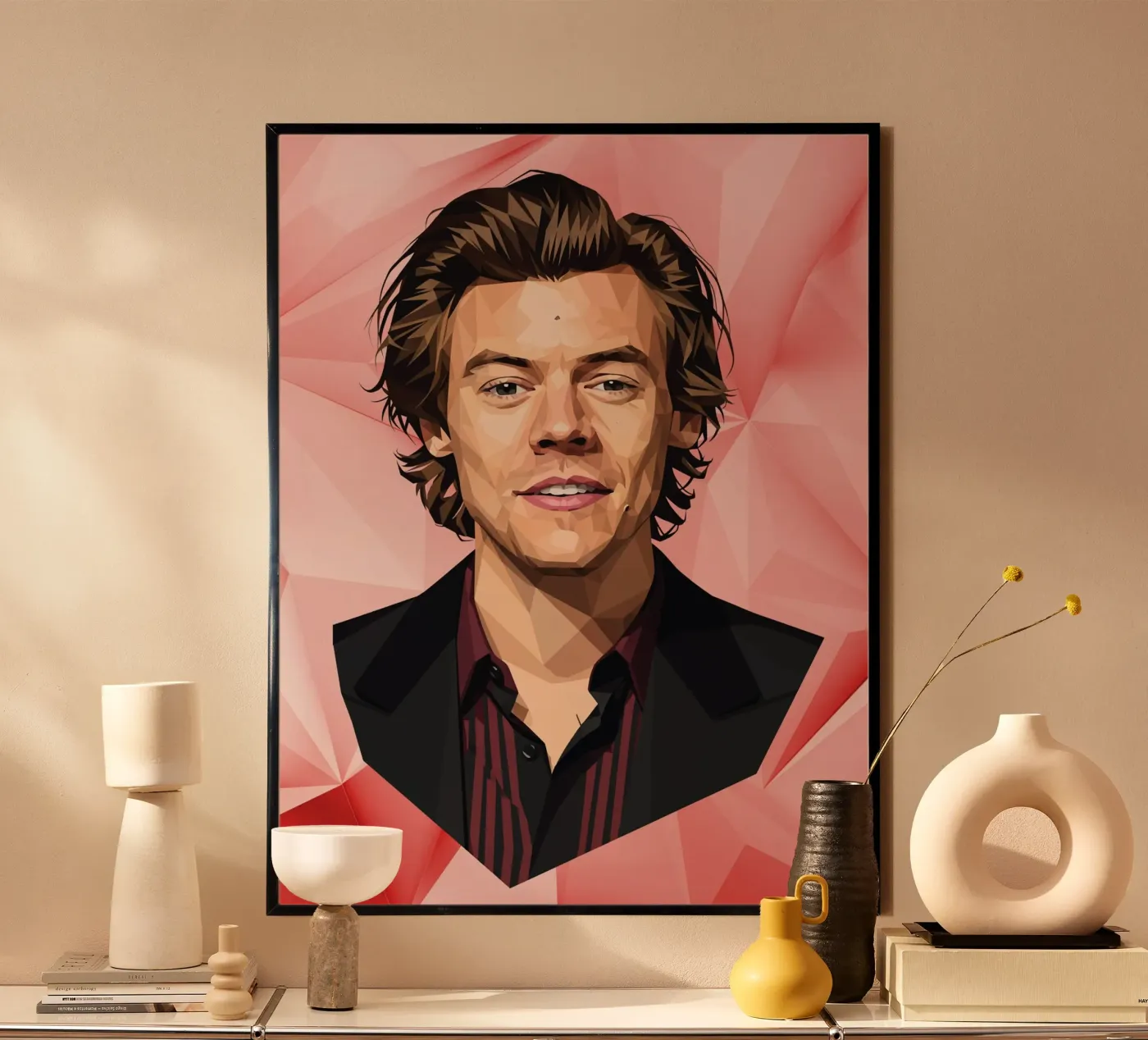 Harry Styles Low Poly poster da Low Profile