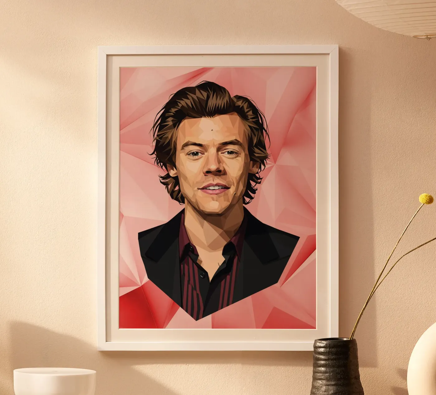 Harry Styles Low Poly poster da Low Profile