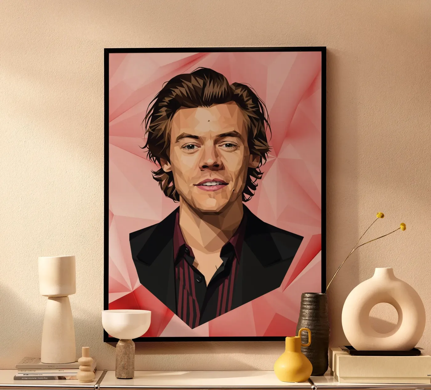 Harry Styles Low Poly poster da Low Profile