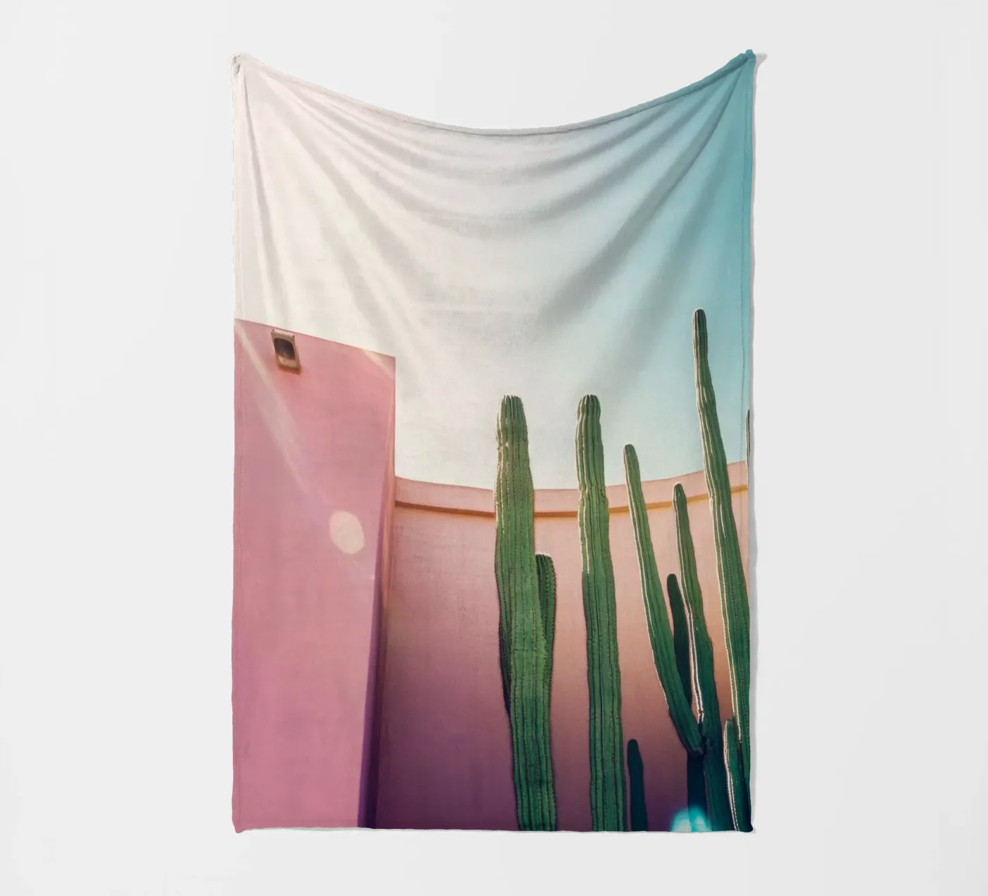 50 fleecedeken van Pink California | Affiches & Posters