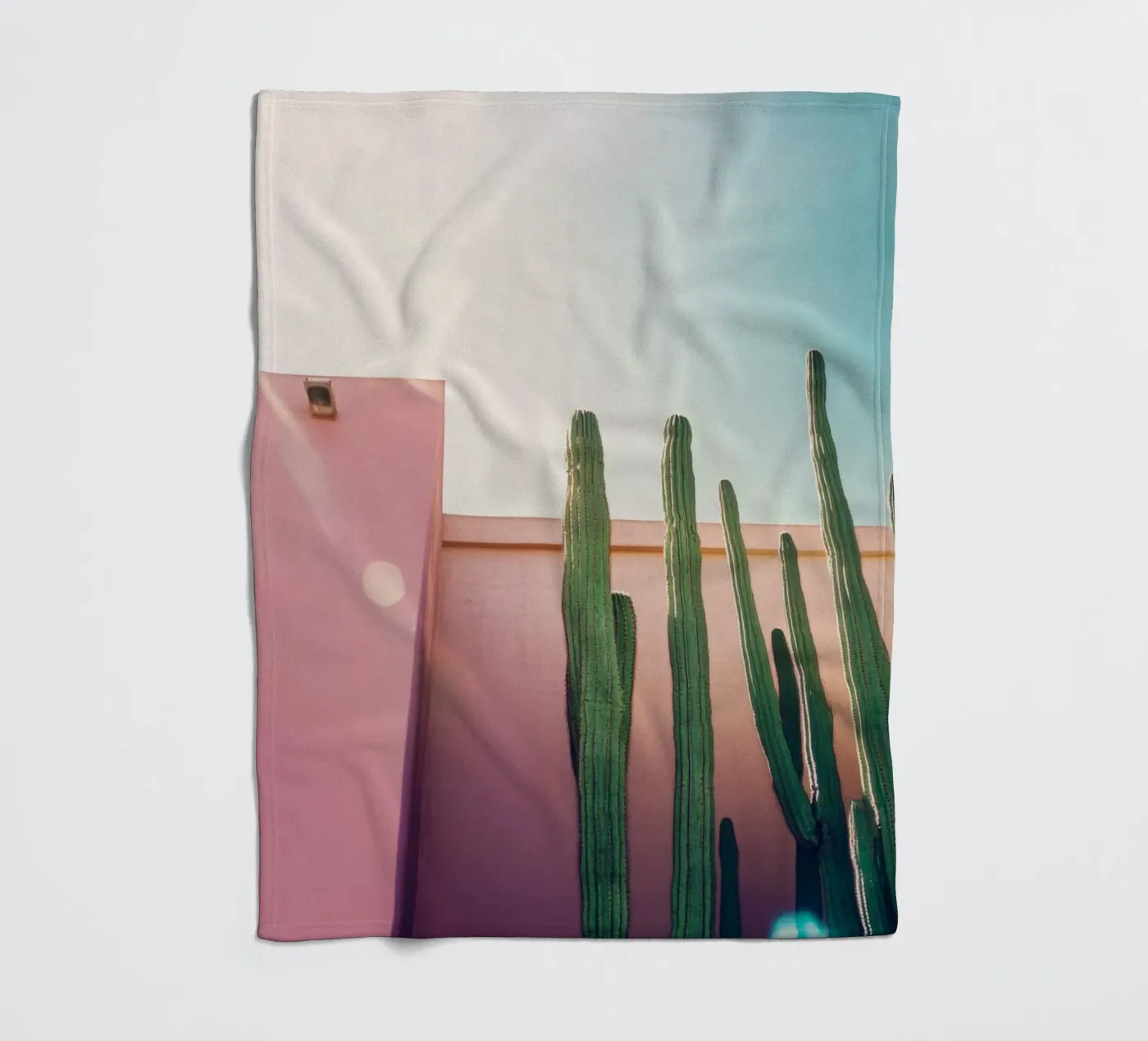 50 fleecedeken van Pink California | Affiches & Posters