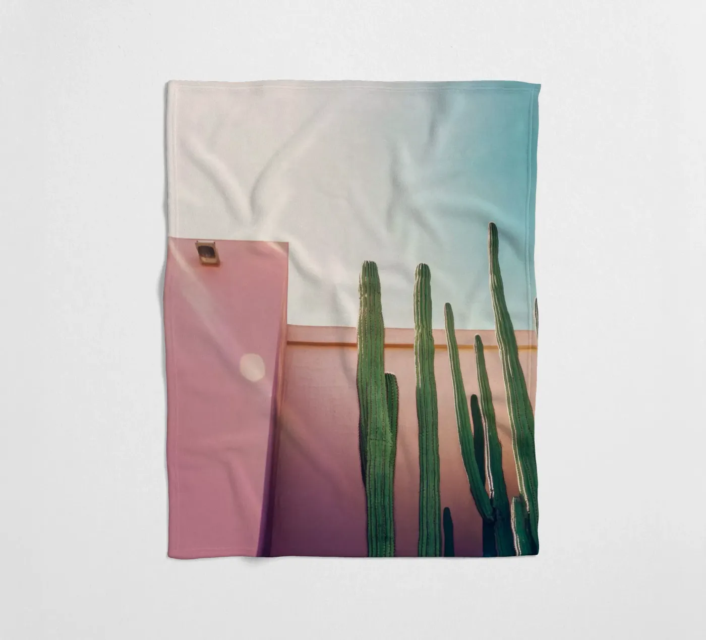 50 fleecedeken van Pink California | Affiches & Posters