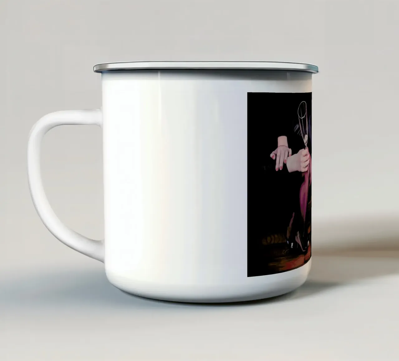 Fétiche Champagne tazza in smalto da Jérôme Romain