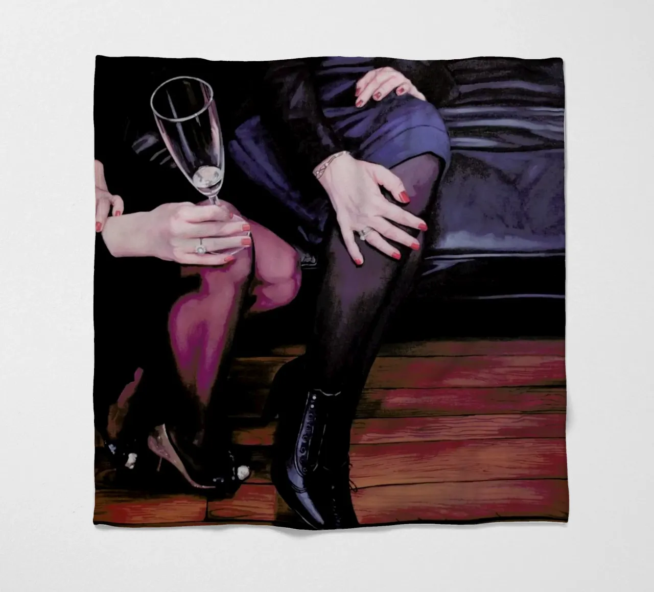 Fétiche Champagne Fleecedecke von Jérôme Romain