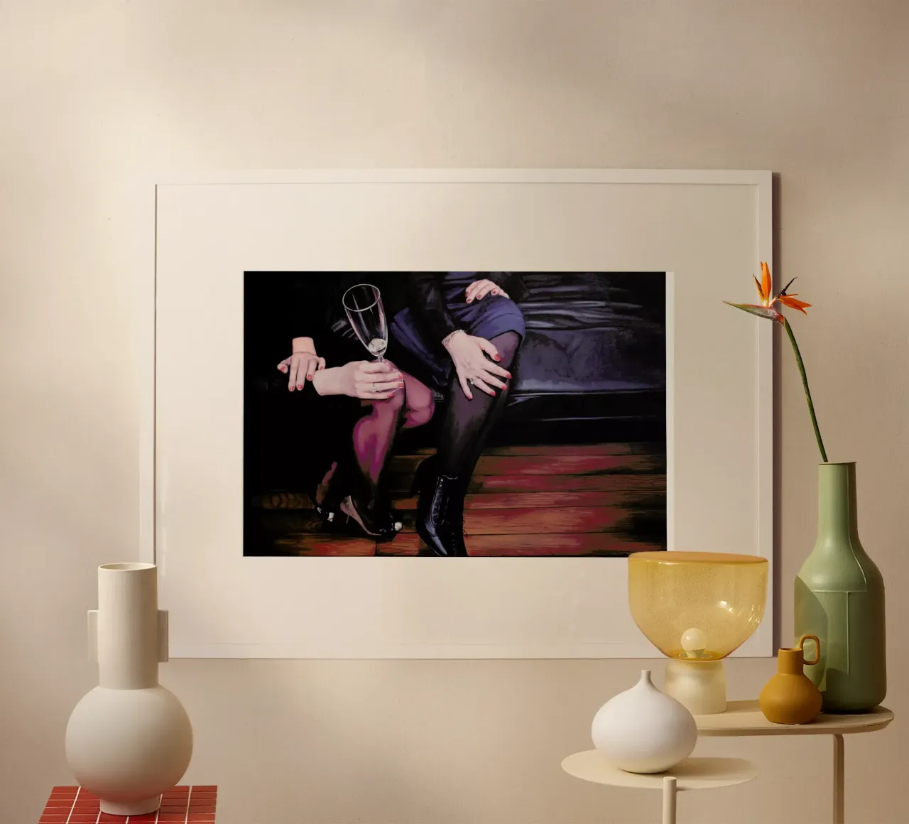 Fétiche Champagne hahnemühle by Jérôme Romain