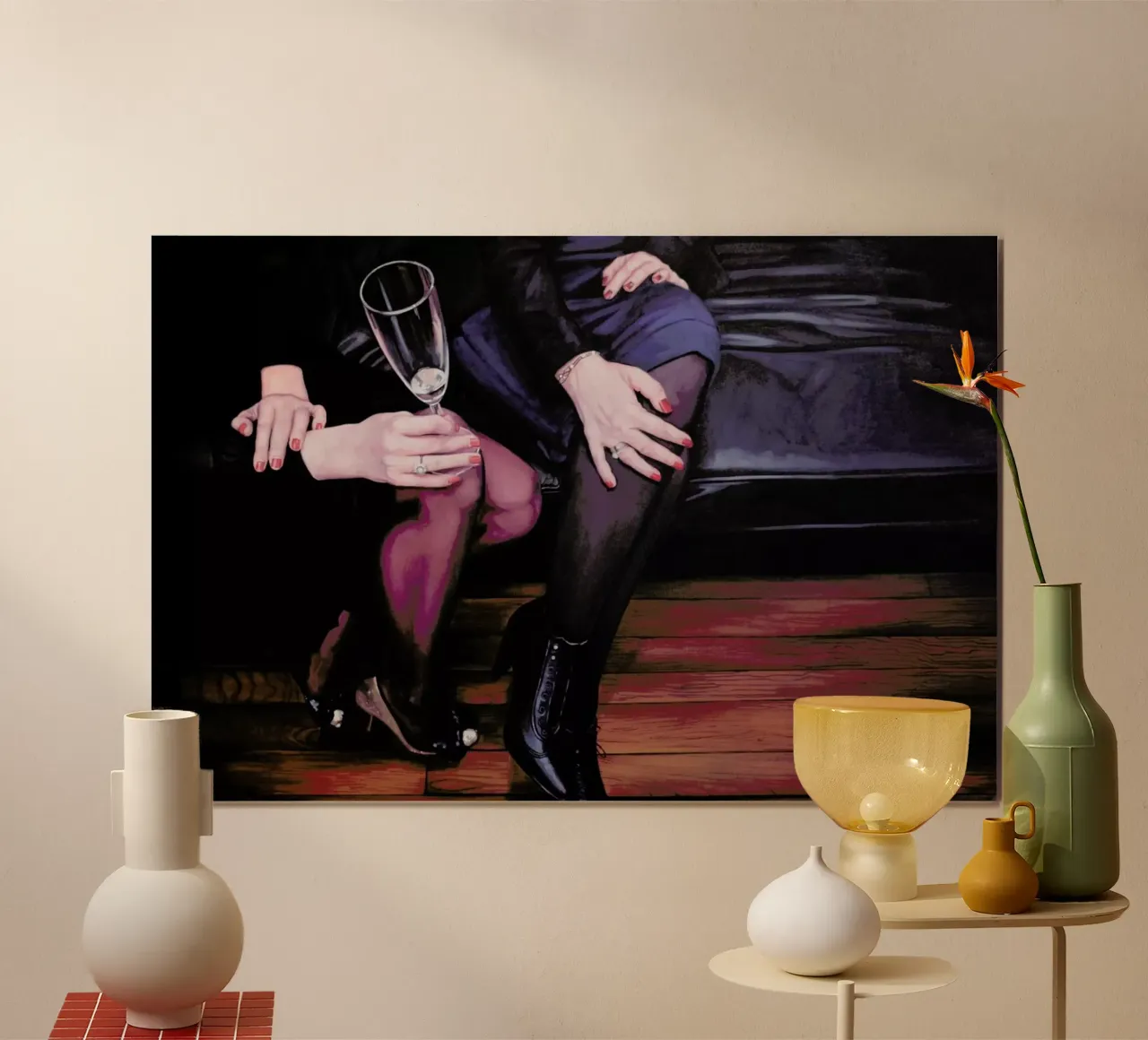 Fétiche Champagne hahnemühle by Jérôme Romain