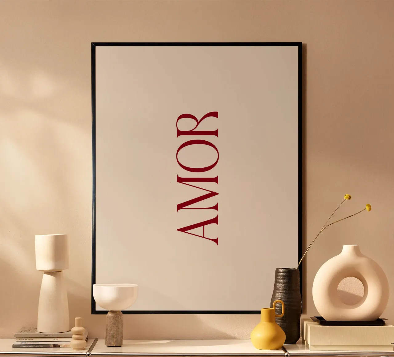 Amor poster da CSK DESIGN