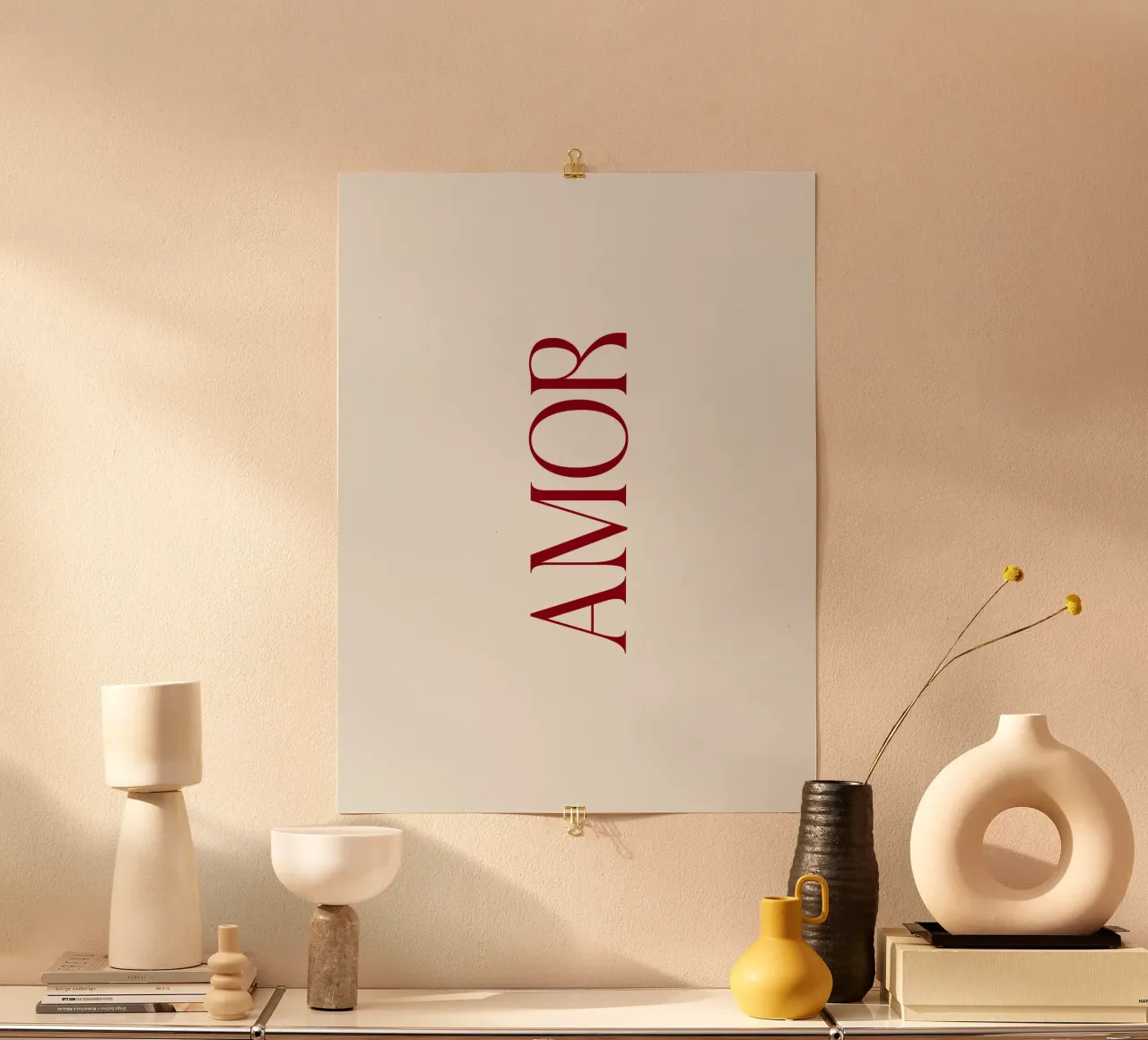 Amor poster da CSK DESIGN