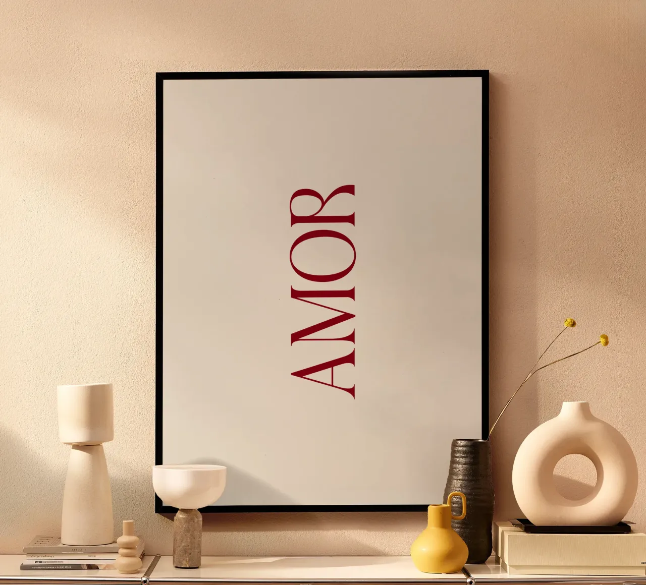 Amor poster da CSK DESIGN