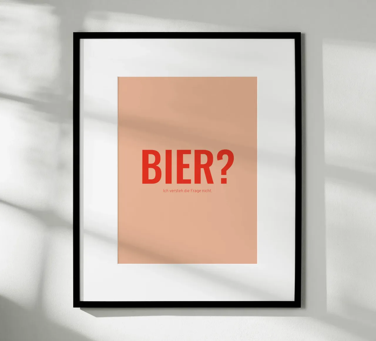 Bier? poster by Made in Bavaria