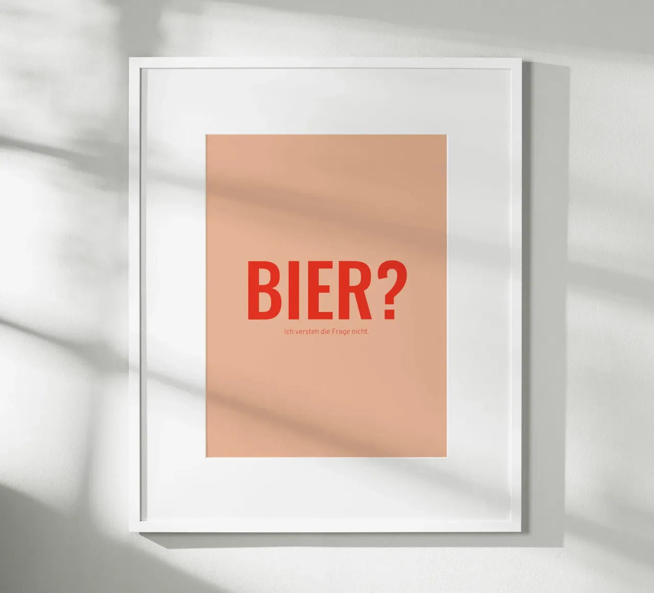 Bier? poster by Made in Bavaria