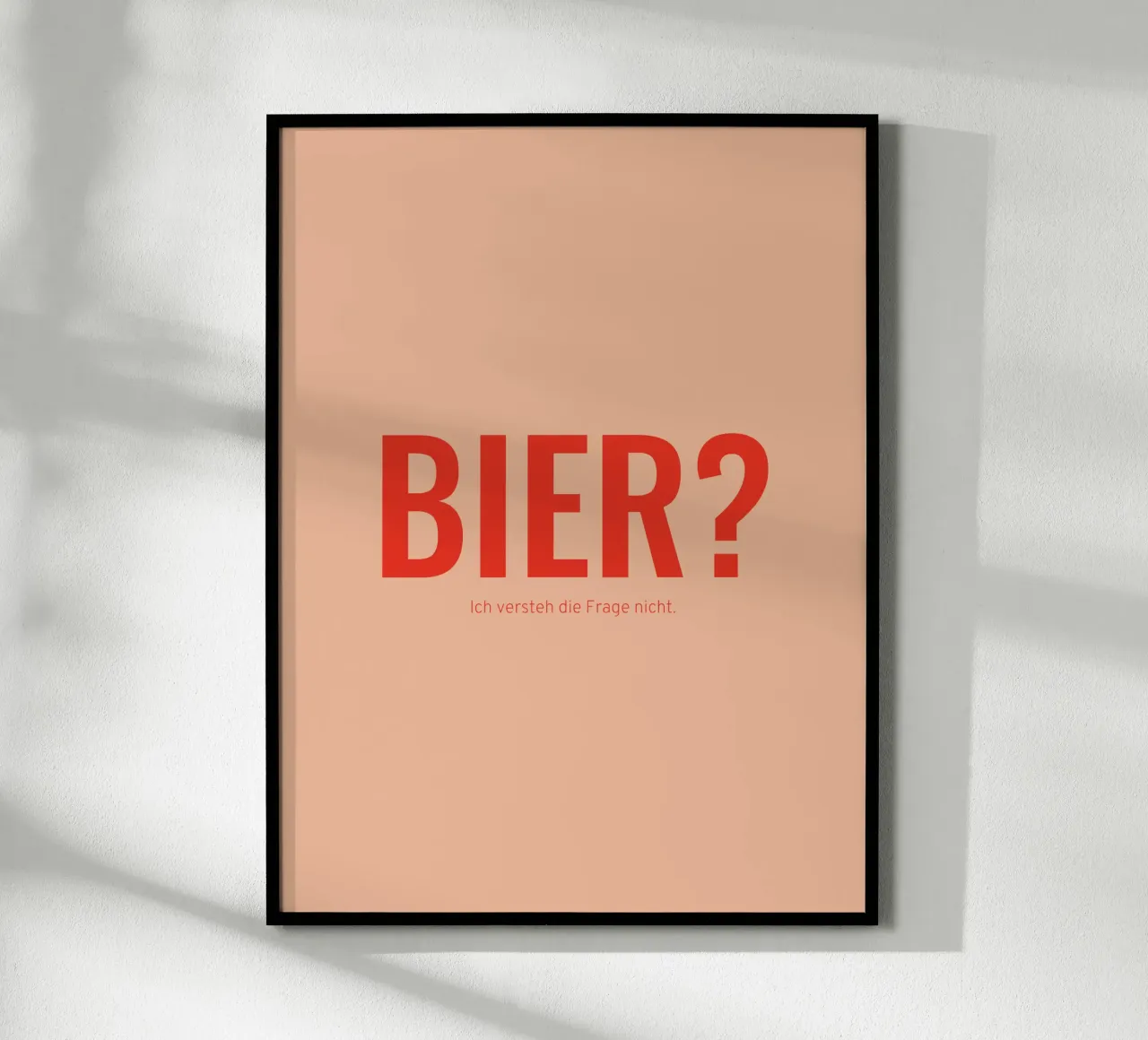 Bier? poster by Made in Bavaria