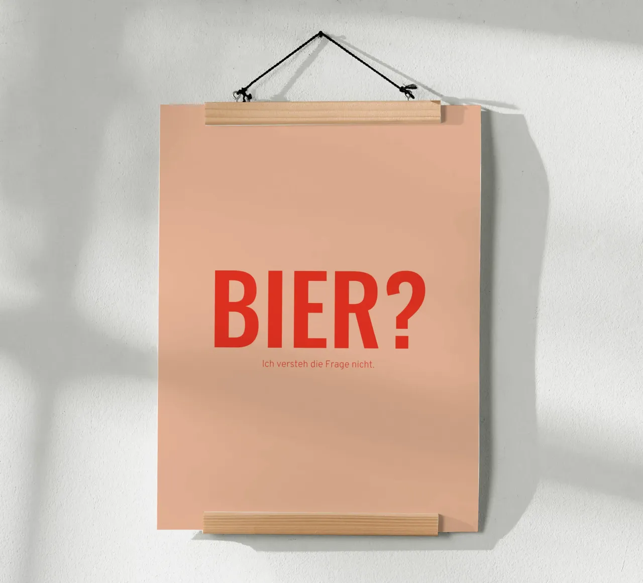 Bier? poster by Made in Bavaria
