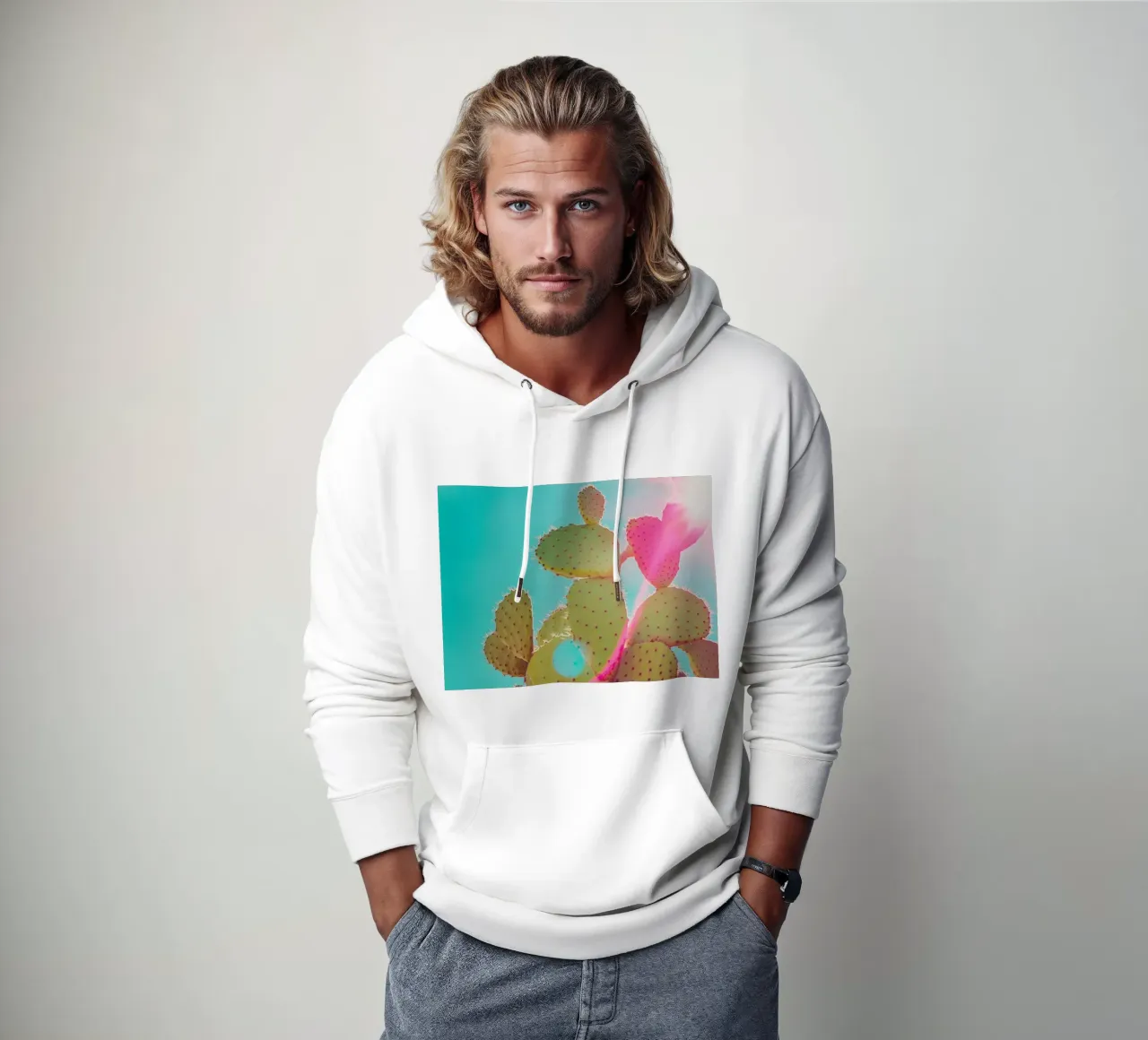 51 felpa con cappuccio da Pink California | Affiches & Posters