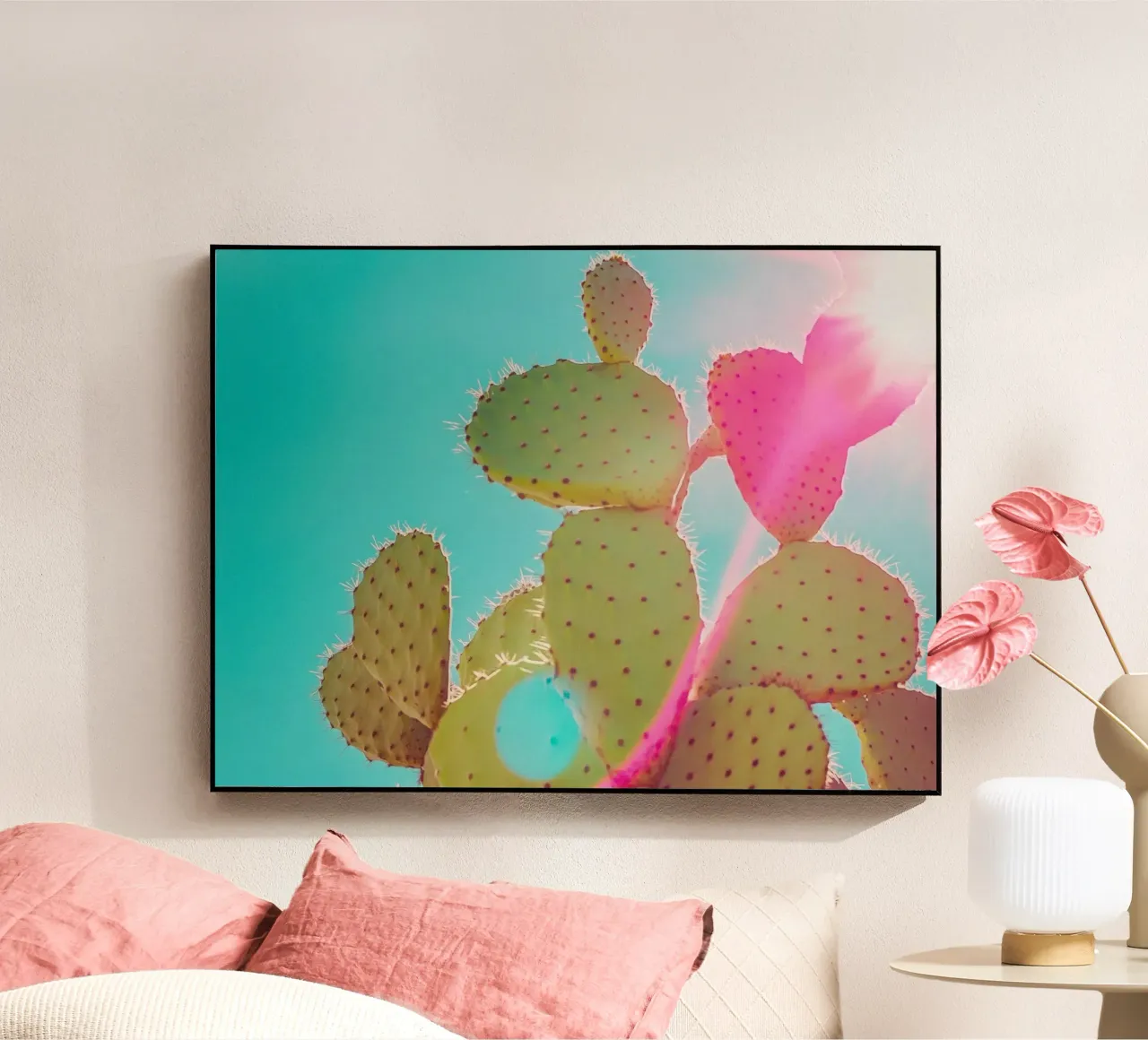 51 acryl van Pink California | Affiches & Posters