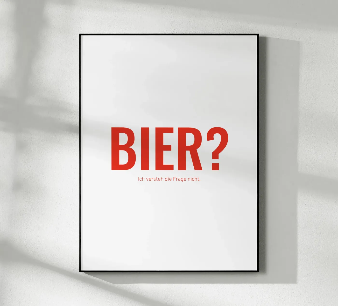 Bier? plexiglass da Made in Bavaria