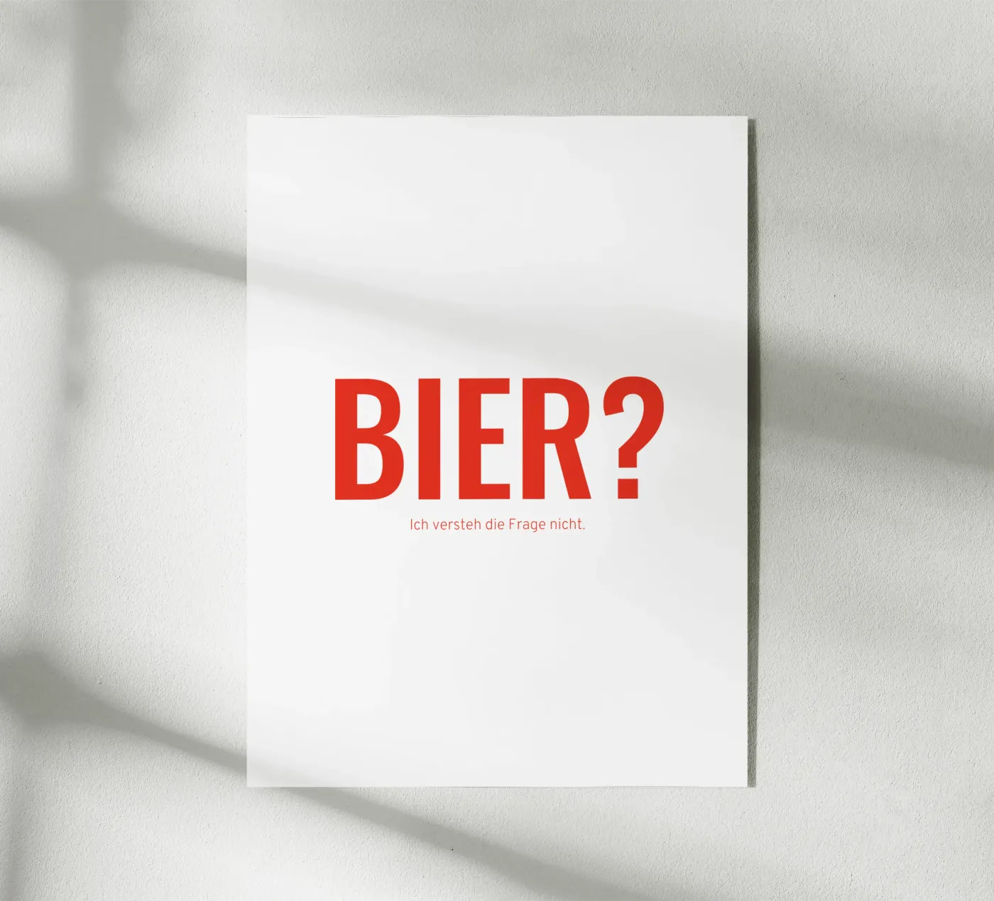 Bier? plexiglass da Made in Bavaria