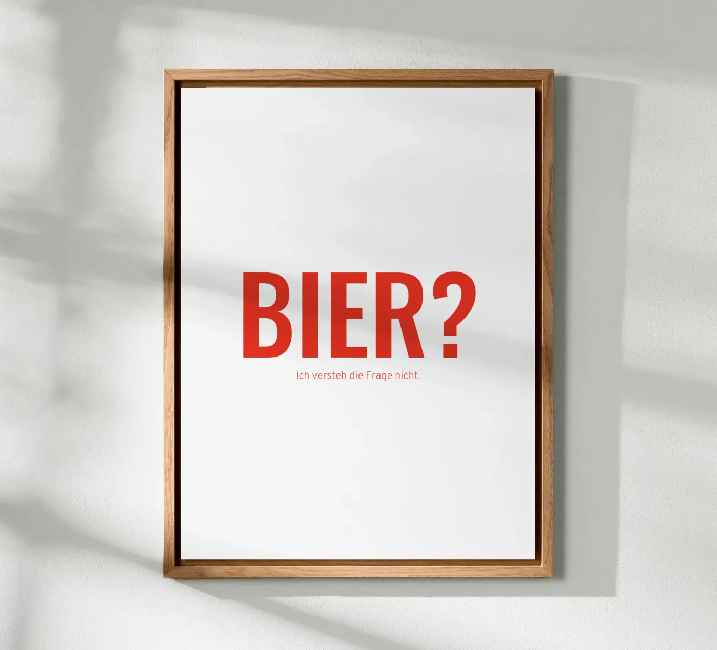 Bier? alluminio dibond da Made in Bavaria