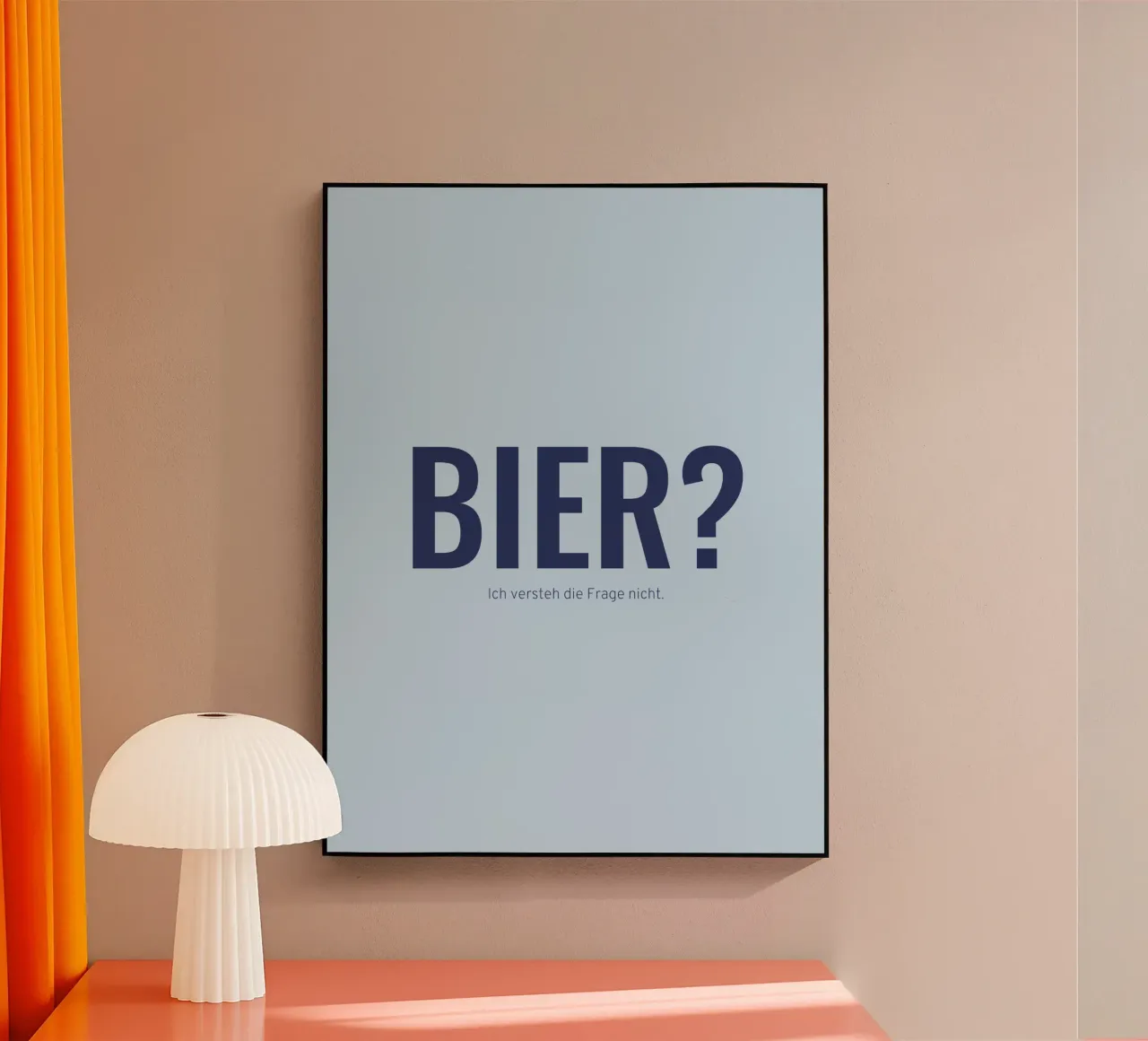 Bier? acryl van Made in Bavaria