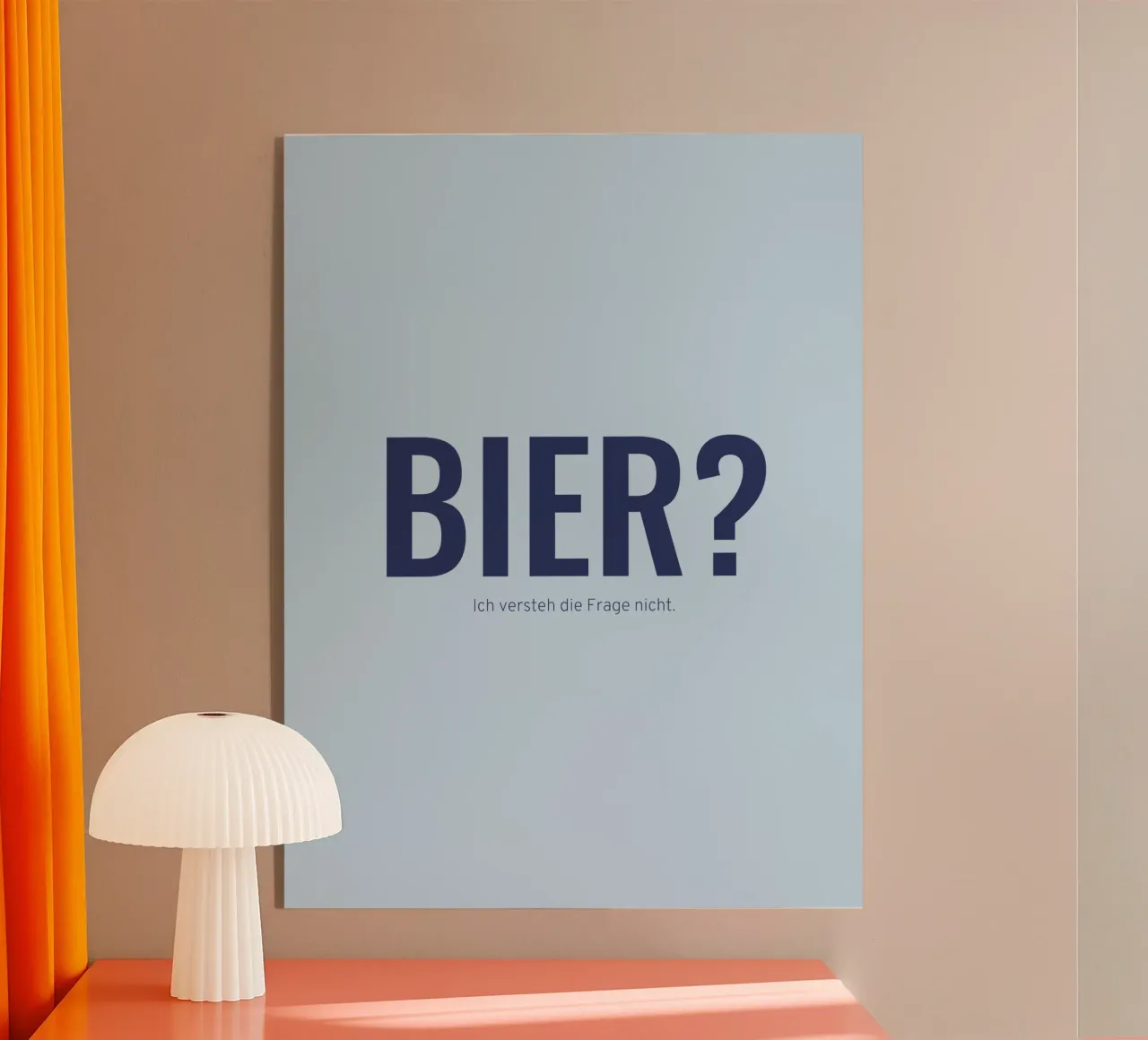 Bier? acryl van Made in Bavaria