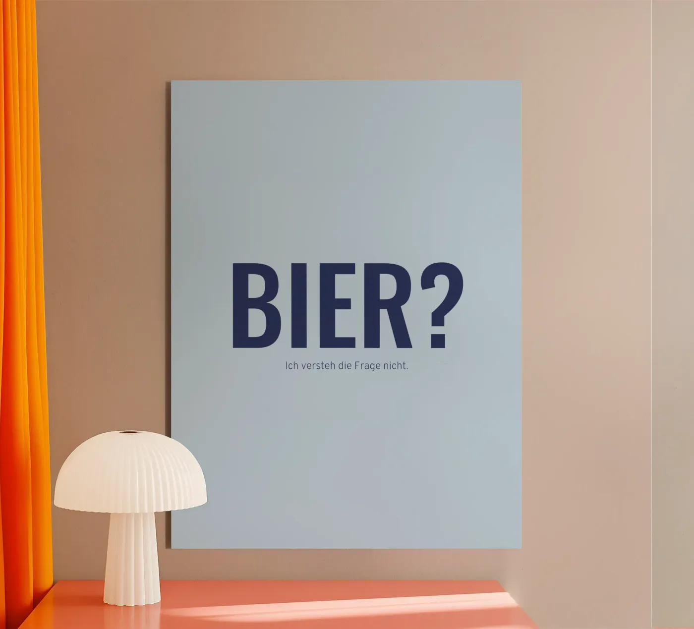 Bier? alluminio dibond da Made in Bavaria