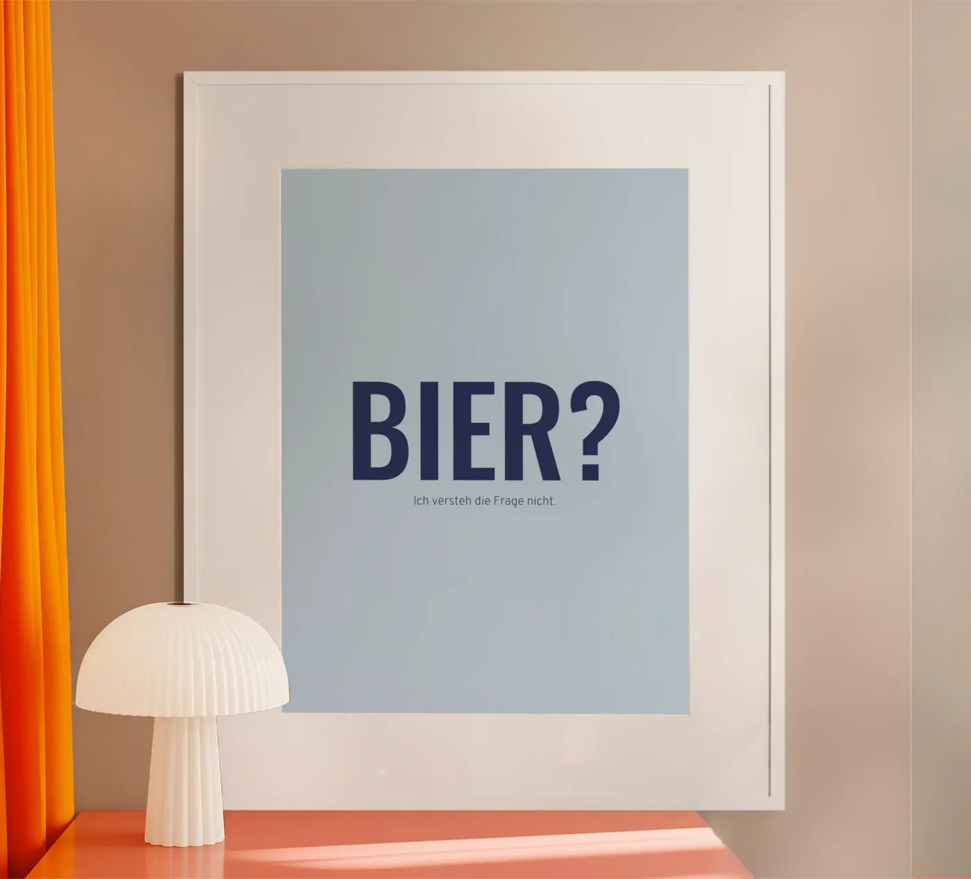 Bier? poster by Made in Bavaria