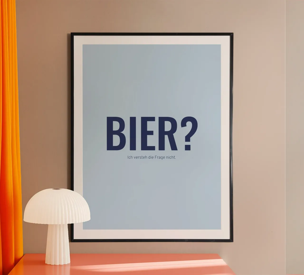 Bier? poster by Made in Bavaria