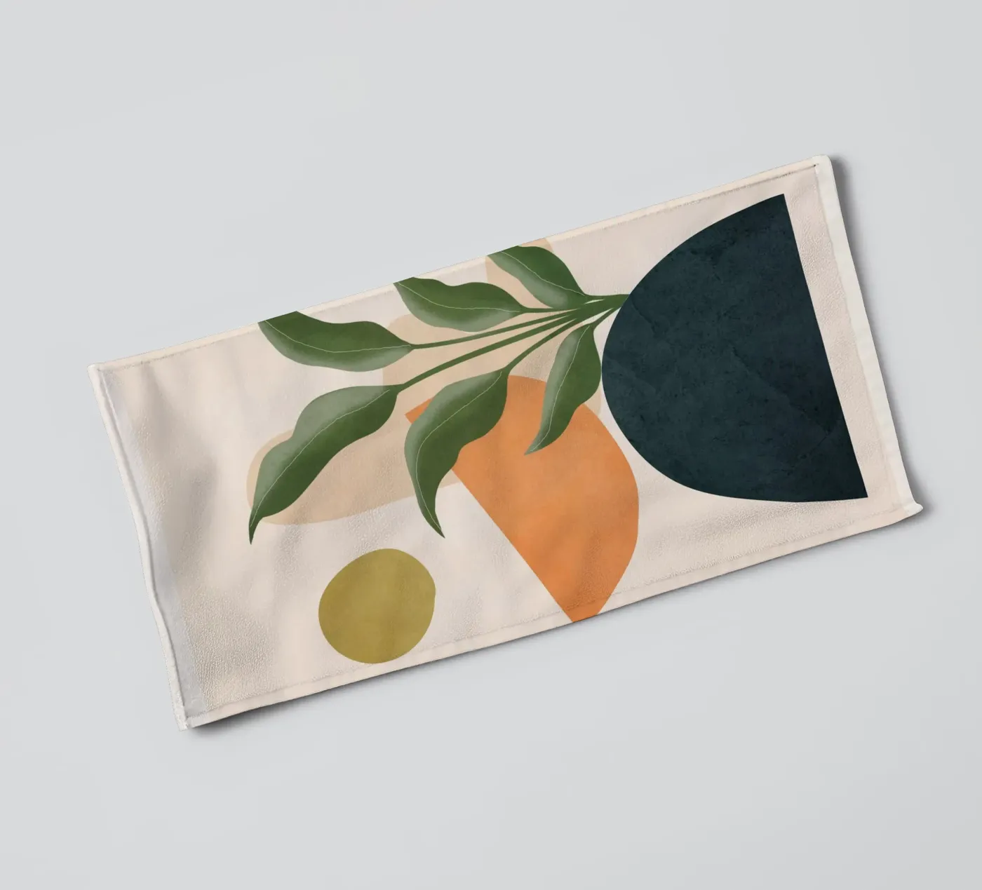 Abstract Leaf Geometry Handtuch von cityart