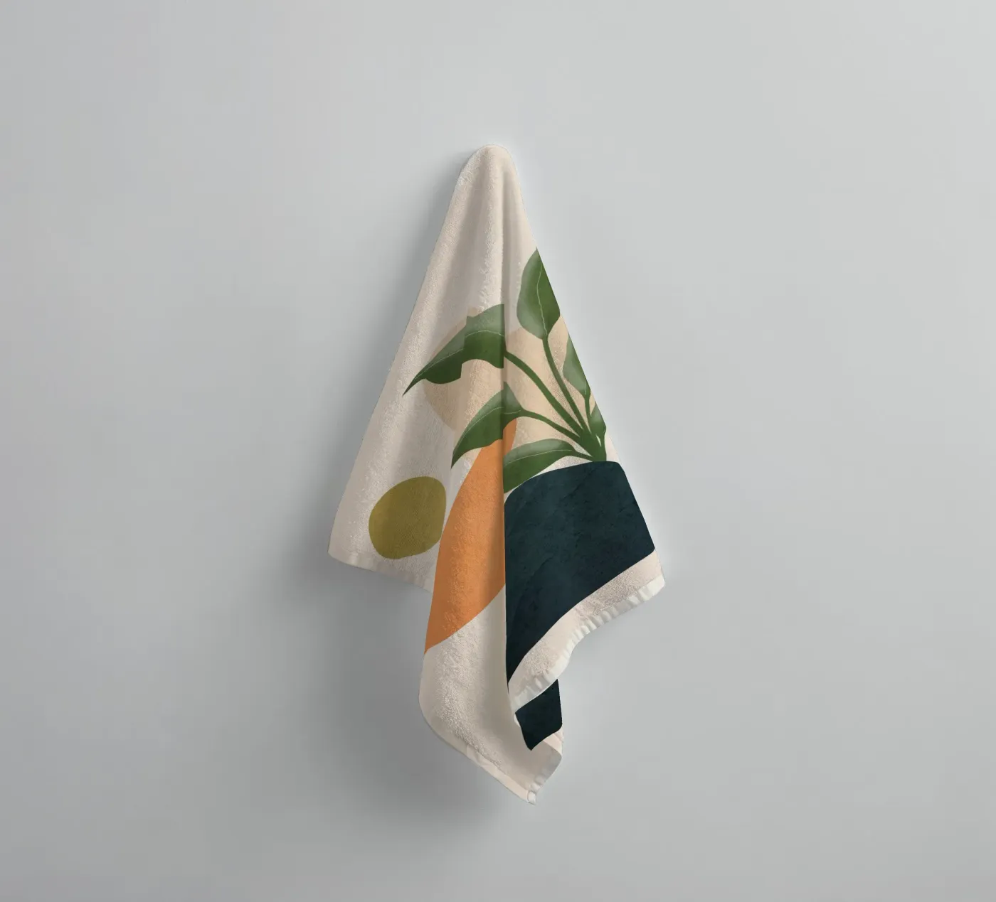 Abstract Leaf Geometry Handtuch von cityart