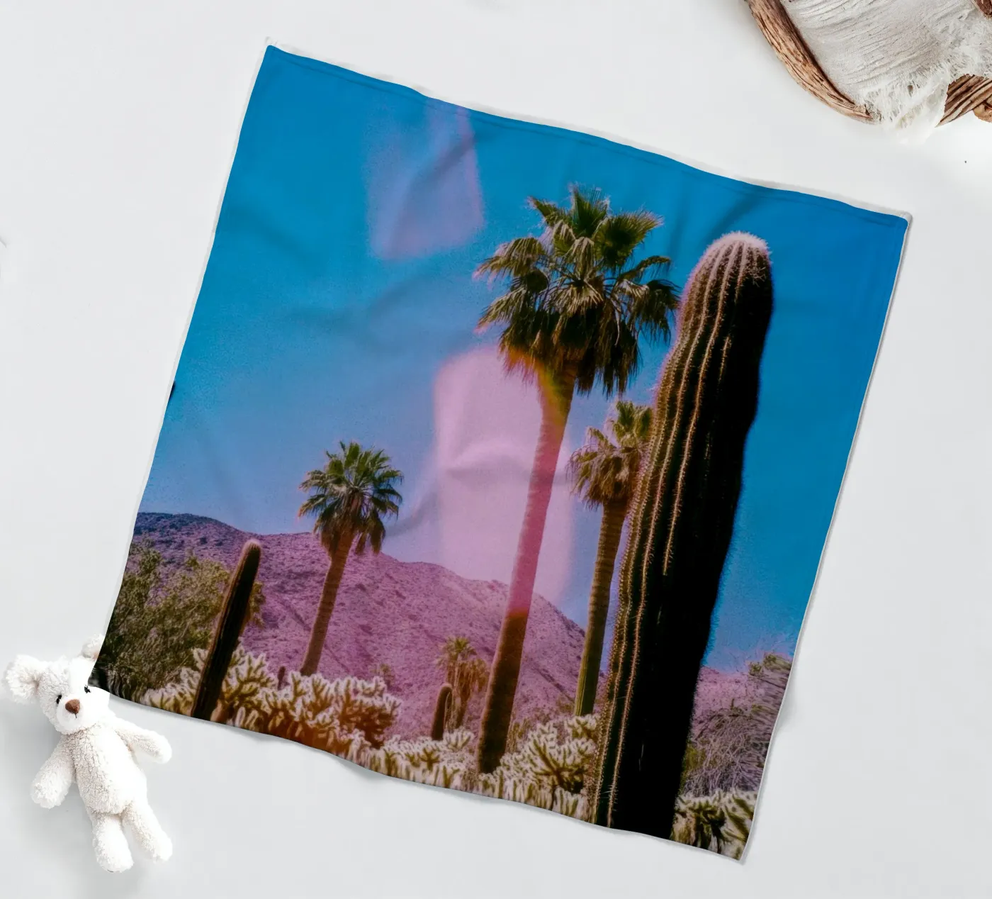 52 fleecedeken van Pink California | Affiches & Posters