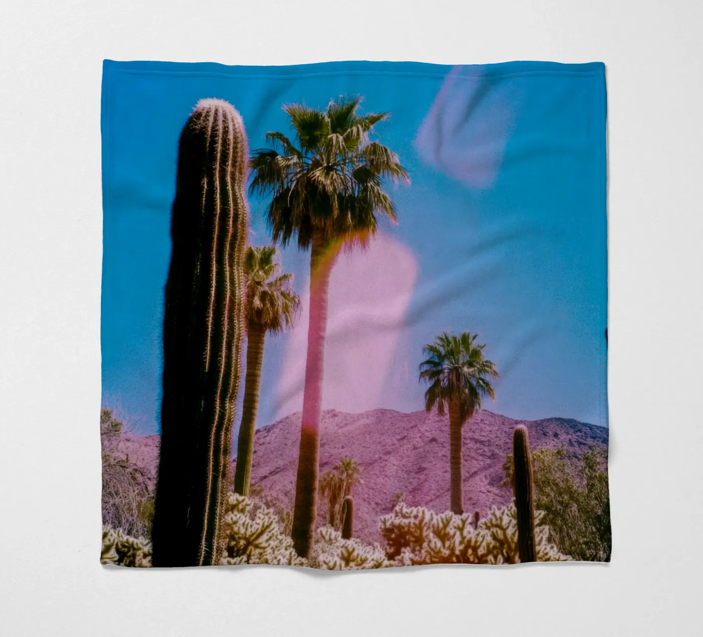 52 fleecedeken van Pink California | Affiches & Posters