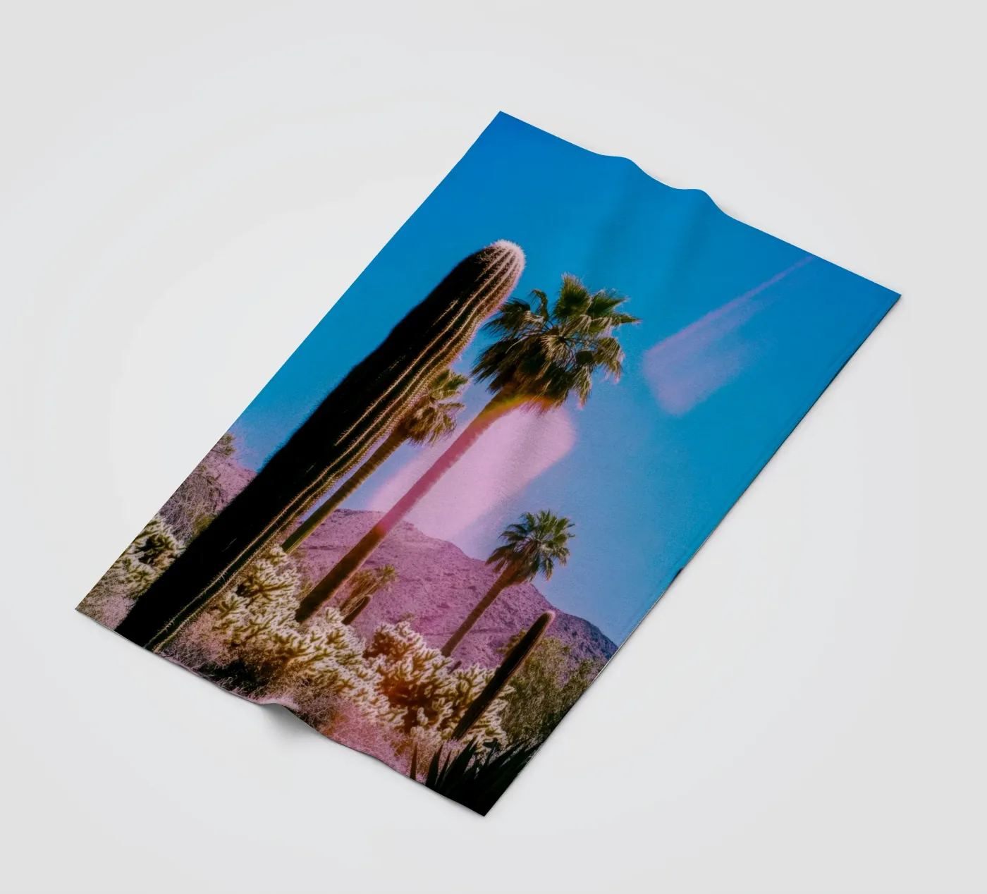 52 fleecedeken van Pink California | Affiches & Posters